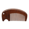 Wholesale Customized Logo Pocket Size Hair Comb Natural Peach Wood Beard Comb for Salon Travel